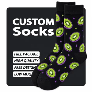 High Quality Colorful Pattern Retail Ready OEM Custom Socks for Promotional Gift Programs