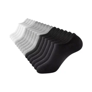 High Quality Cotton Men’s No Show Ankle Socks Casual Short Anti Bacterial Cuff Design Crew Long High Cut Free Size Summer