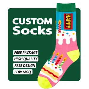High Quality Custom Bambbo Socks Men Embroidery Print Pattern Custom Organic Cotton Bamboo Fiber Socks