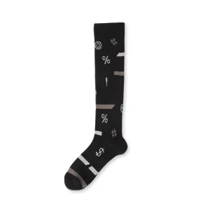 High Quality Custom Cotton Luxury Socks Unisex Women Knee High Anti Slip Breathable Winter Athletic Socks