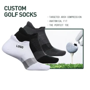 High Quality Custom Golf Socks Elite Performance Sport Socks Custom Training Moisture Wicking Ankle Golf Socks