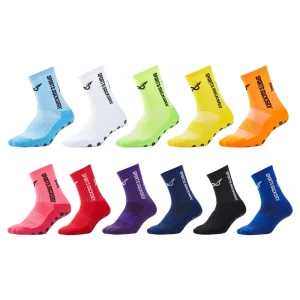 High Quality Custom Logo Anti Slip Football Socks Men Grip Soccer Socks Sport Socks