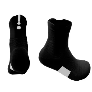 High Quality Custom Thick Terry Bottom Basketball Crew Socks Sports Socks with Logo on Cuff for Spring Season