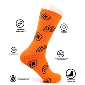 High Quality Custom Thicken Autumn Winter Sports Athletic Unisex Socks Terry Socks French Terry