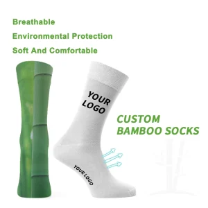 High Quality Custom Unisex Bamboo Socks 100% Bamboo Fiber Breathable Anti-Bacterial Summer Business Use Eco-Friendly
