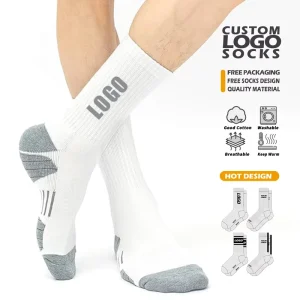 High Quality Customised Eco-Friendly Crew Socks Design Men’s Sports Socks Crew Cotton Spring Running Sport Sock