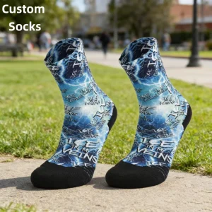 High Quality Customized Men’s and Women’s Basketball Hiking Anti slip Knitted Sports Socks