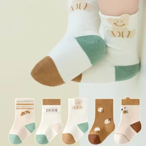 High Quality Cute Cartoon Newborn Baby Socks Cotton Socks for Children Middle Tube Toddler Socks Unisex