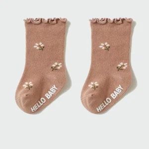 High Quality Cute Grip Cotton Socks Neutral Infant Baby Toddler Kids Non Skid Socks