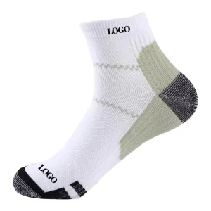 High Quality Elastic Cotton Men’s Sports Socks Breathable Compression with Non Slip Bottom for Spring Running