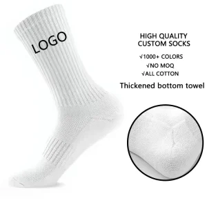 High Quality Fashion Anti slip Crew Cotton Print With logo Compression Men Designer Sport Custom Socks & Hosiery