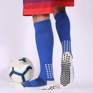 High Quality Fashion Design Sport Men Running Anti Slip Tube Trampoline Custom Socks Football Soccer Sports Socks