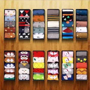 High Quality Fashion Funny Anime Cartoon Pattern Crew Socks Manufacturers Men Cotton Funky Socks for Men