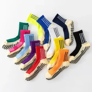 High Quality Football Grip Socks Soccer Socks Anti Slip Grip Socks Multi Sport Compression Knee High Crew Socks