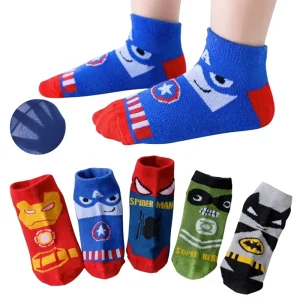 High Quality Kids Cotton Crew Socks Comfortable Durable Cartoon Pattern Summer Breathable Thin Cute Socks