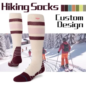 High Quality Knee High Wool Ski Socks Men’s Athletic Thermal Quick Dry Outdoor Sports Socks