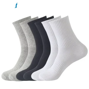 High Quality Man’s Ankle Sports Socks Medium Length Breathable Heat Resistant Spandex for Outdoor Running Cycling Casual Summer