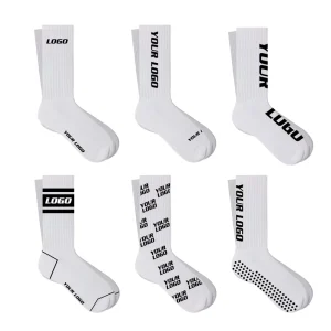 High Quality Manufacturer Custom Cotton Print Crew Socks Custom Embroidery Designer Sports Sock Custom Logo Socks