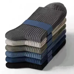 High Quality Men Socks Classic Business Men Dress Socks Solid Cottoned Cotton Men Formal Socks