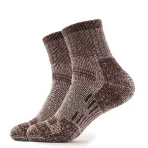High Quality Men Women Merino Wool Socks Winter Low MOQ Athletic Unisex Knitted Digital Full Cushion Thick Quick Body