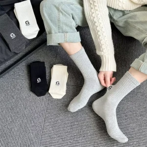 High Quality Men’s Autumn Sports Socks Comfortable Sweat Wicking Breathable Crew High Digital Cuff Youth Basketball Bottom