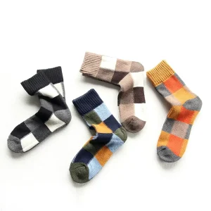 High Quality Men’s Merino Wool Casual Socks Warm Thick Terry Winter Socks