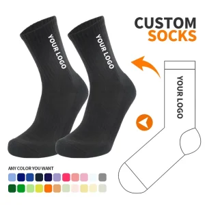 High Quality Men’s Sports Socks Custom logo Embroidery Socks