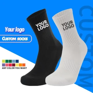 High Quality OEM Sports Custom logo Socks Men’s Cotton Socks Custom Sports Socks