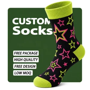 High Quality Private Label Full Range Low MOQ Custom Socks for B2B Trial Production
