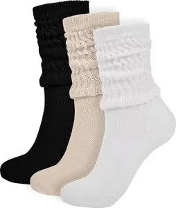 High Quality Slouch Cotton Socks for Women Custom Socks