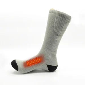 High Quality Soft Comfortable Thermal Heated Socks Knitted Technique 3 Heat Levels Temperature Control Washable Daily Winter