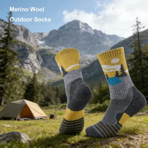 High Quality Sports Comfortable Warm Thick Ski Hike Thermal Winter Merino Wool Outdoor Socks