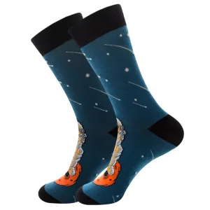 High Quality Super Soft Dress Socks Custom Sizes Womens Crew Fashion Pattern Funny Socks