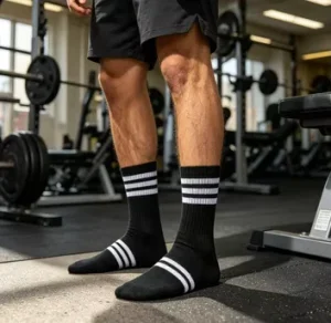 High Quality Terry Knitted Custom Cushion Sport Socks Youth Heavy Duty Trail Running Hiking Crew Spring Season