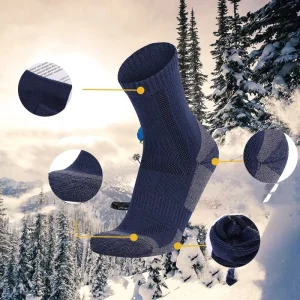 High Quality Thick Winter Sports Socks Merino Wool Outdoor Hiking Socks