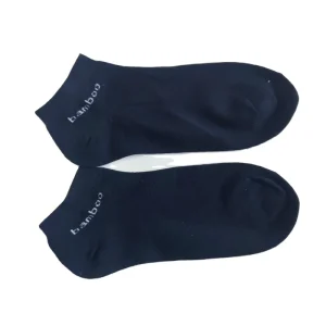 High Quality Unisex Bamboo Knitted Sports Socks Ready to Ship for Daily Use Free Size Ankle Socks for Men Logo Bottom