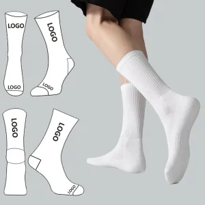 High Quality Unisex Custom Logo Socks Sports Custom Dress Socks Cotton Custom Socks With Logo
