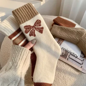 High Quality Winter Comfortable Colorful Full Terry Warm Thick Unisex Slouch Winter Warm Socks