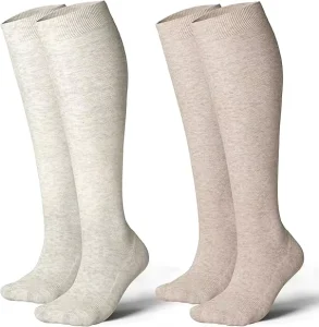 High Quality Women Winter Knee High Socks Pattern Sports Use Comfortable Eco Friendly Breathable Socks