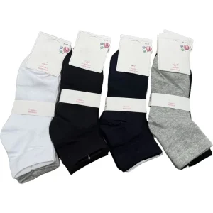 High Quality Women’s Cotton Crew Seamless Anti-Bacterial Socks Casual Business Pattern Cartoon Knitted Autumn Daily