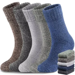 High Quality Wool Socks Ultra Soft Warm Breathable Cozy Thermal Winter Crew Socks Men Women Wool Socks