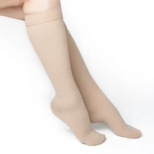 High Support Breathable Lightweight Design 30-40mmHg Closed Toe Knee High Compression Socks for Long Standing Flying Running