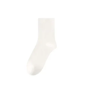 High quality Pure Cotton Plain colored Women’s Casual Socks Black White Gray Classic Colors Excellent Absorbing Sweat Daily