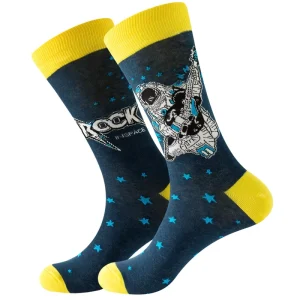 Hot Selling Products Colorful Pattern Adult Funny Socks Custom logo Dress Socks for Men
