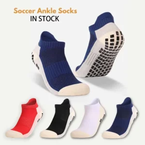 In Stock Non Slip Athletic Fashion Socks Outdoor Breathable Grip Socks Soccer Ankle Luxury Football Socks