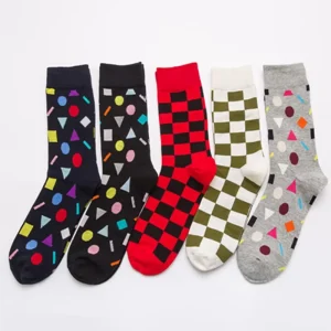 In-stock Four Season Casual Men’s Crew Cotton Socks Trendy Anti Slip Large Size