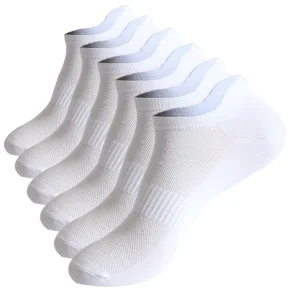 In stock Men’s Large size Sports Ankle Socks Mesh No show Socks for Men