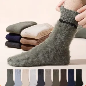 Insulated Brush Socks Unisex Extra Thick Construction Internally Brushed Ultra warm Thermal Socks