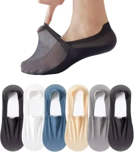 Invisible Breathable Anti Slip Socks Low Cut No Show Daily Socks for Men