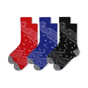 JL A397 Custom Color Crew Socks Cotton Custom Knitted Men Socks With Design Logo